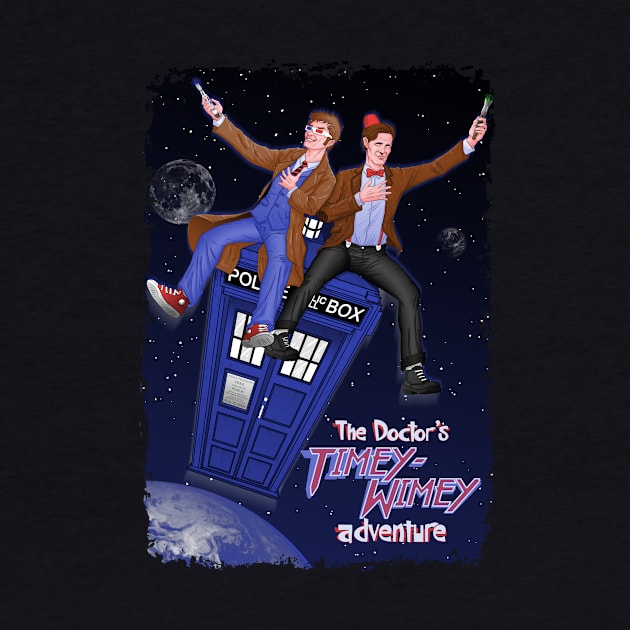 THE DOCTOR'S TIMEY-WIMEY ADVENTURE (full cover) by Skullpy